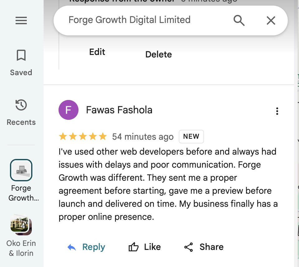 Client testimonial 5