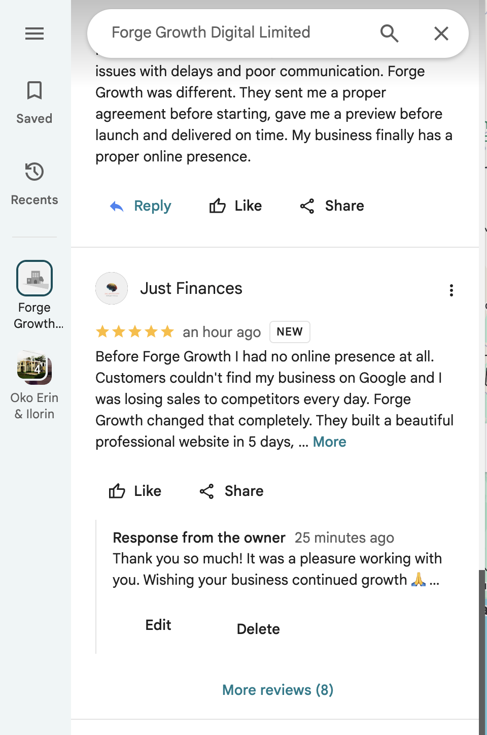 Client testimonial 6